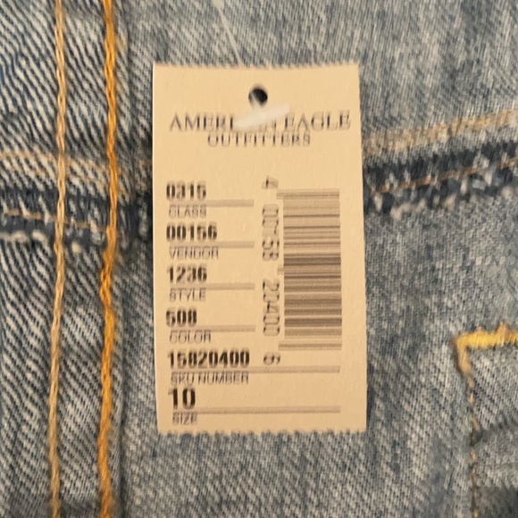 NWT American Eagle Denim Mini Skirt. Size 10 - Picture 5 of 6